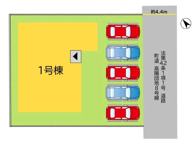 岡垣町南高陽 新築戸建 間取り図