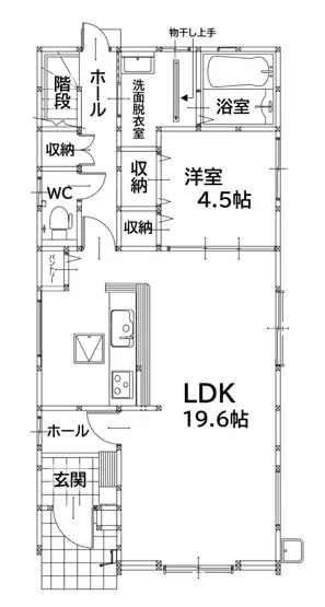遠賀町今古賀 新築戸建 間取り図