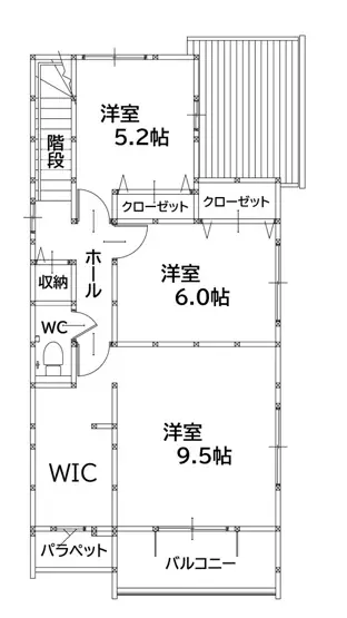 遠賀町今古賀 新築戸建 間取り図