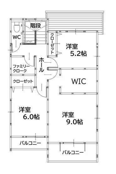 遠賀町今古賀 新築戸建 間取り図