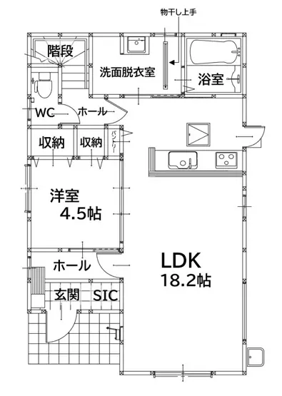 遠賀町今古賀 新築戸建 間取り図