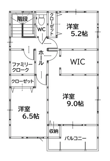 遠賀町今古賀 新築戸建 間取り図