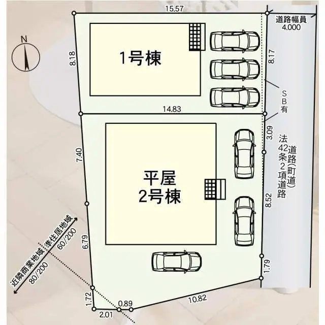 苅田町富久町2丁目 新築戸建（全2棟） 間取り図