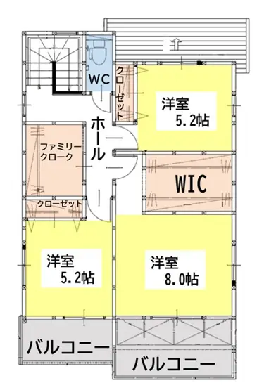 小倉南区朽網東2丁目 新築戸建 間取り図
